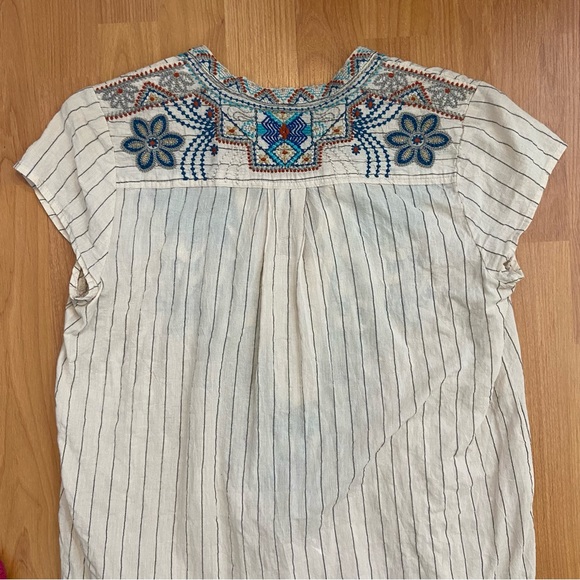 Johnny Was Workshop Women’s Floral Embroidered Tunic Dress Size Small - Picture 5 of 11